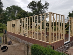 nieuwbouw schuur (2)